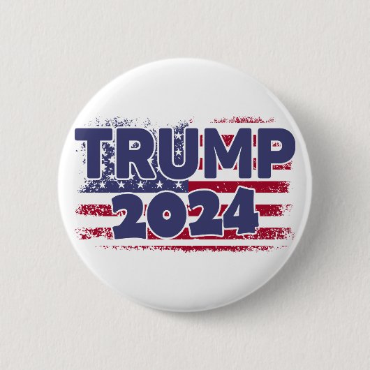 Trump 2024 Amerika Button (Vorderseite)