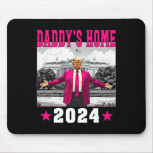 Trump 2024: Amerika Ck Daddys Zuhause Trump Pink Mousepad