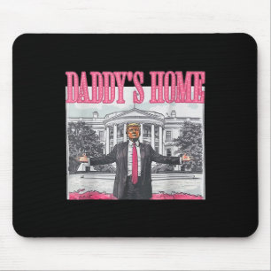 Trump 2024: Amerika Ck Daddys Zuhause Trump Pink Mousepad