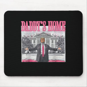 Trump 2024: Amerika Ck Daddys Zuhause Trump Pink Mousepad