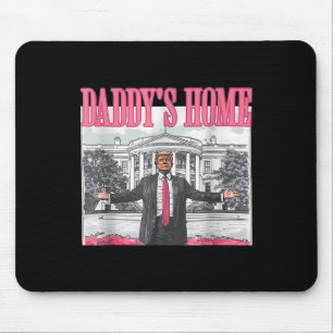 Trump 2024: Amerika Ck Daddys Zuhause Trump Pink Mousepad