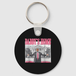 Trump 2024: Amerika Ck Daddys Zuhause Trump Pink Schlüsselanhänger