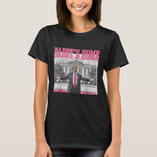 Trump 2024: Amerika Ck Daddys Zuhause Trump Pink T-Shirt