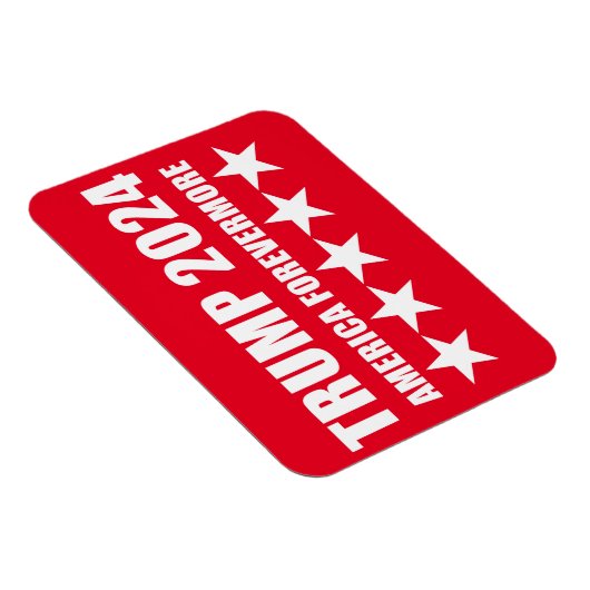 TRUMP 2024 - AMERIKA FOREVERMEHR MAGNET (Rechte Seite)