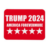 TRUMP 2024 - AMERIKA FOREVERMEHR MAGNET (Horizontal)