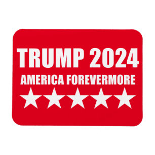 TRUMP 2024 - AMERIKA FOREVERMEHR MAGNET