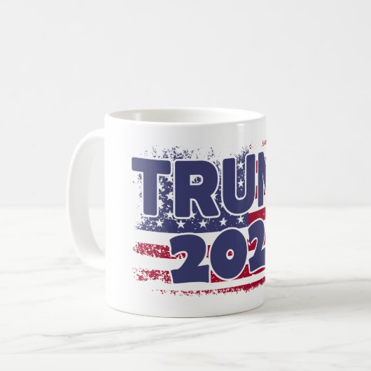 Trump 2024 Amerika Kaffeetasse (Vorderseite Links)