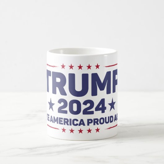 Trump 2024 - Amerika wieder stolz machen Kaffeetasse (Mittel)