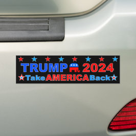 TRUMP 2024: Amerika zurück Autoaufkleber