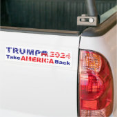 TRUMP 2024: AMERIKA zurück Autoaufkleber (Auf Lkw)