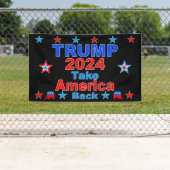 TRUMP 2024: Amerika zurück Banner (Insitu)