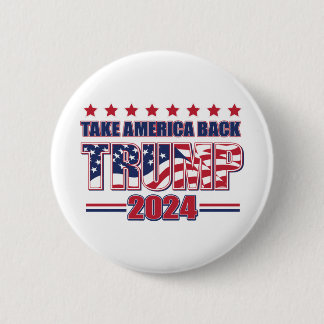 TRUMP-2024: Amerika zurück Button