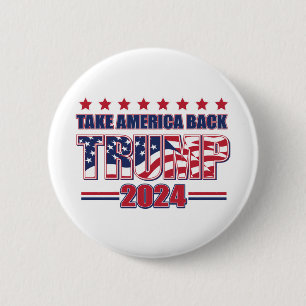 TRUMP-2024: Amerika zurück Button