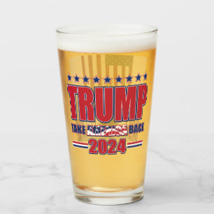 Trump 2024: Amerika zurück Glas