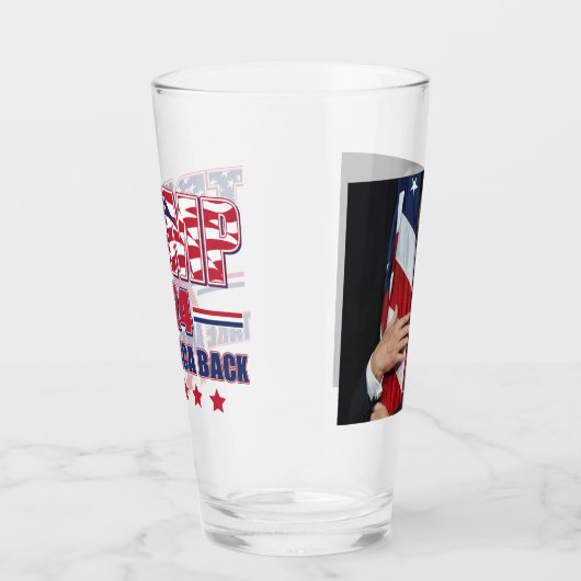 Trump 2024: Amerika zurück Glas (Links)