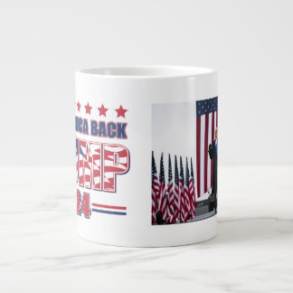 Trump 2024: Amerika zurück Jumbo-Tasse