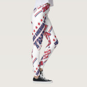 Trump 2024: Amerika zurück Leggings (Rechts)