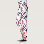 Trump 2024: Amerika zurück Leggings (Links)