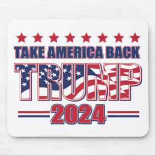 TRUMP-2024: Amerika zurück Mousepad