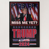 Trump 2024 - Amerika zurück Puzzle (Vertikal)