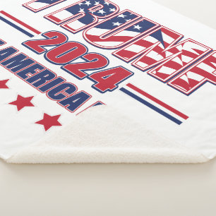 Trump 2024: Amerika zurück Sherpadecke