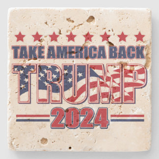 Trump 2024: Amerika zurück Steinuntersetzer