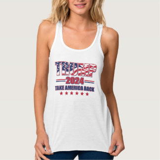 Trump 2024: Amerika zurück Tank Top