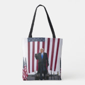 Trump 2024: Amerika zurück Tasche (Rückseite)