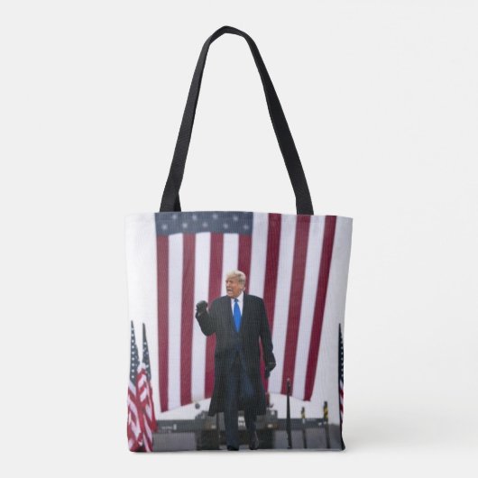 Trump 2024: Amerika zurück Tasche (Rückseite)