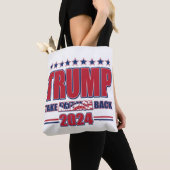 Trump 2024: Amerika zurück Tasche (Von Nahem)