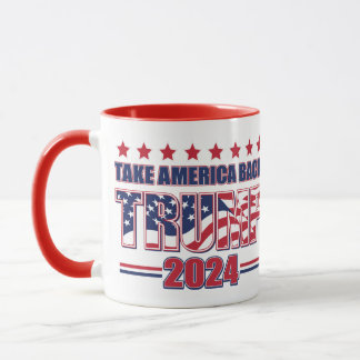 Trump 2024: Amerika zurück Tasse