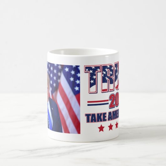 Trump 2024 - Amerika zurück Verwandlungstasse (Mittel)