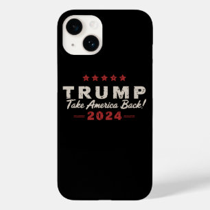Trump 2024 Amerika zurücknehmen Präsident 47 USA Case-Mate iPhone 14 Hülle