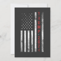 Trump 2024 Amerikanische Flagge beängstigend Vinta