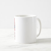 Trump 2024 Amerikanische Flagge Kaffeetasse (VorderseiteRechts)