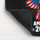 Trump 2024: Amerikas Fahne zurücknehmen Trump 2 Mousepad (Ecke)