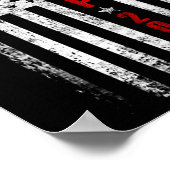 Trump 2024: Amerikas Flag-Patriot zurücknehmen Poster (Ecke)