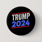 TRUMP 2024 AMERIKAS FÜHRENDER Präsident Trump 2024 Button (Vorderseite)