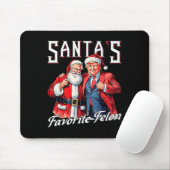 Trump 2024: Amerikas Lieblingsstipendiat Ck Santa Mousepad (Mit Mouse)