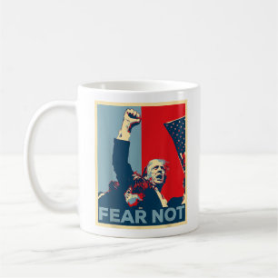 Trump 2024 Angst nicht, Fist hat Trump Kampf gewor Kaffeetasse