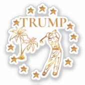 TRUMP 2024 AUFKLEBER (Vorderseite)