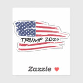 Trump 2024 aufkleber (Blatt)