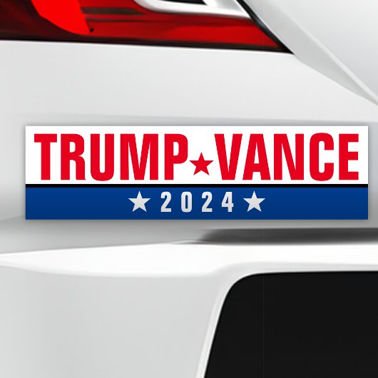TRUMP 2024 AUTOAUFKLEBER