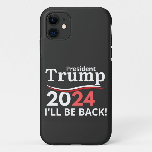 TRUMP 2024 - BACK! Case-Mate iPhone HÜLLE (Rückseite)