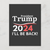 TRUMP 2024 - BACK! POSTKARTE (Vorderseite)