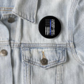 Trump 2024 Back The Blue Thin Blue Line American F Button (Beispiel)