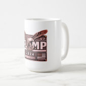 TRUMP 2024 Bald-Adler Kaffeetasse (VorderseiteRechts)