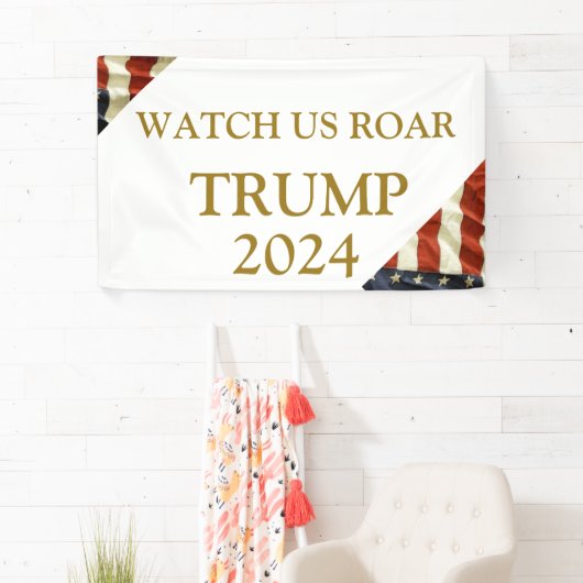 Trump 2024 banner (Insitu)