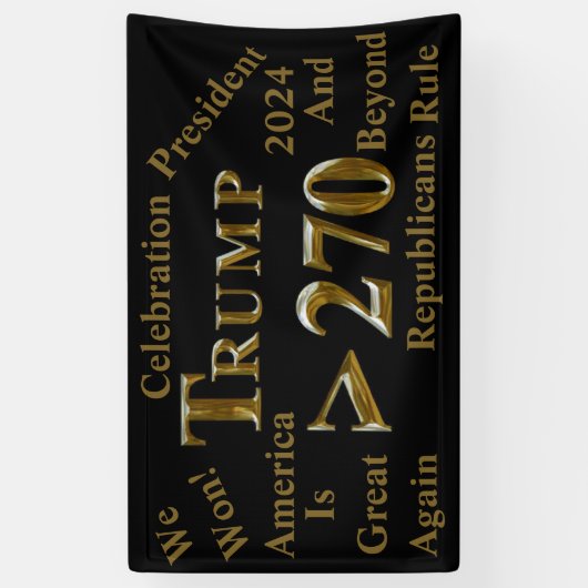 TRUMP 2024 BANNER (Vertikal)