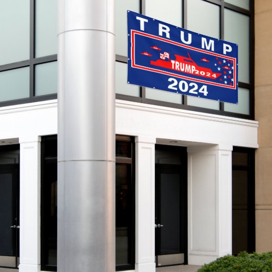 TRUMP 2024 BANNER (Äußeres Gebäude)